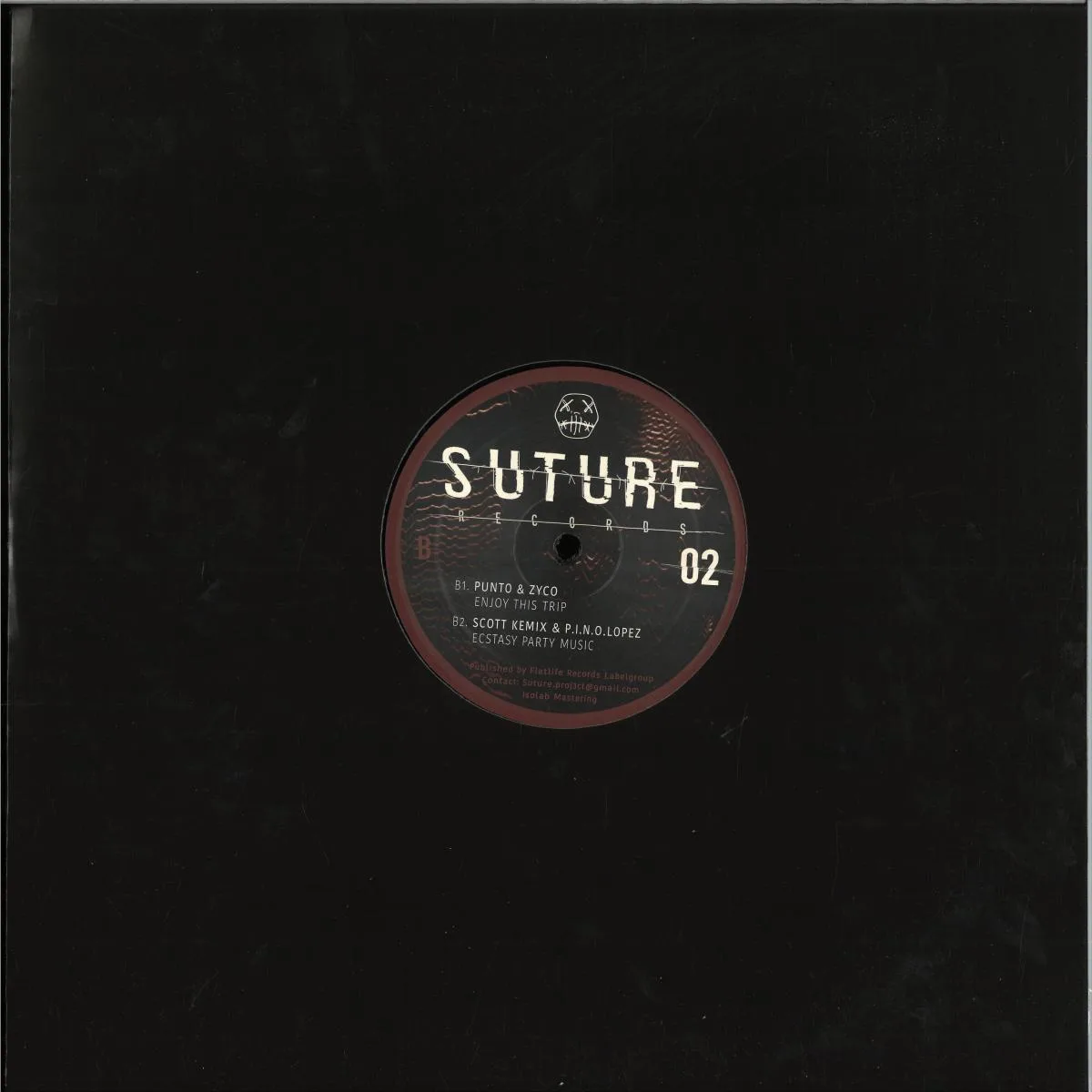 Back cover — Various — SUTURE RECORDS 002