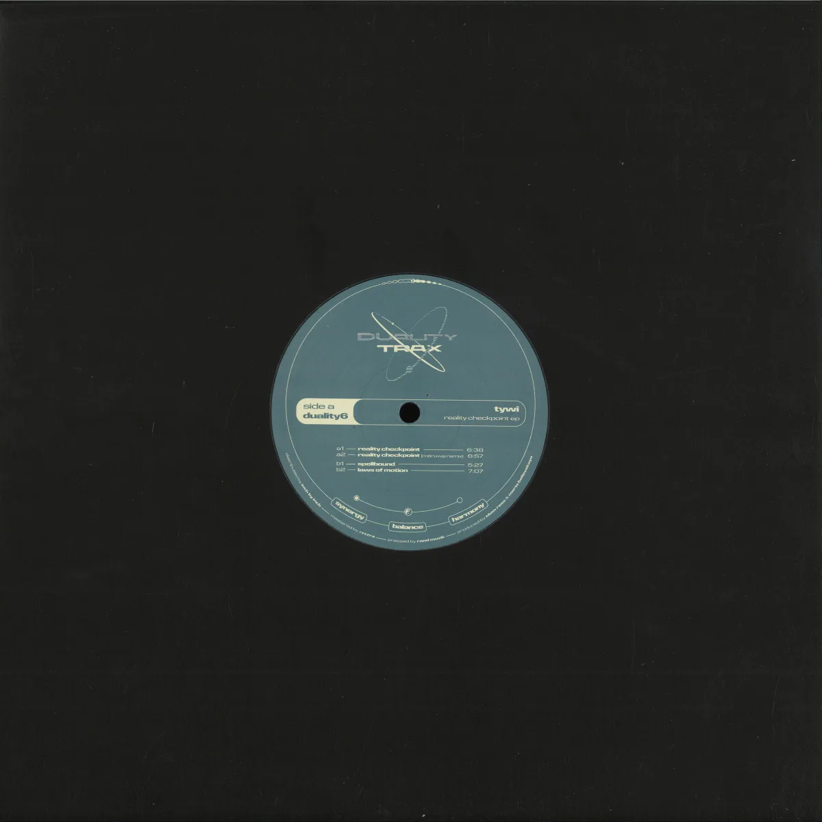 Back cover — Tywi — Reality Checkpoint EP