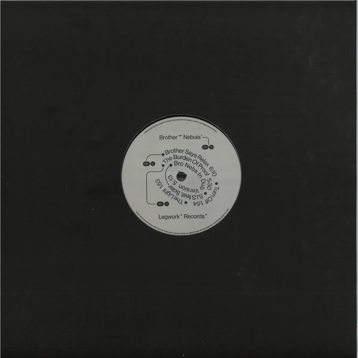 Back cover — Brother Nebula — Brother Says Relax
