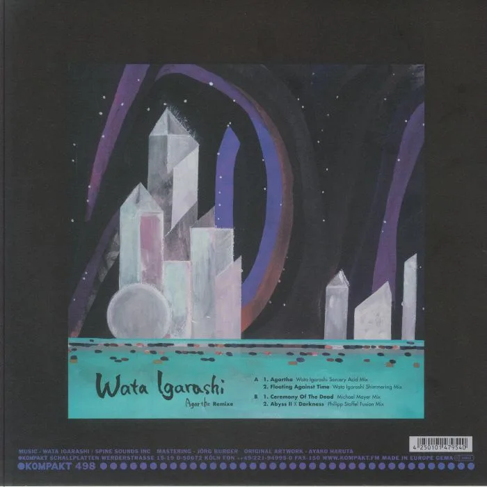Back cover — Wata IGARASHI — Agartha Remixes