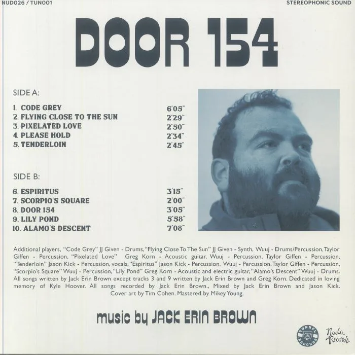 Обратная сторона обложки — Jack Erin BROWN — Door 154