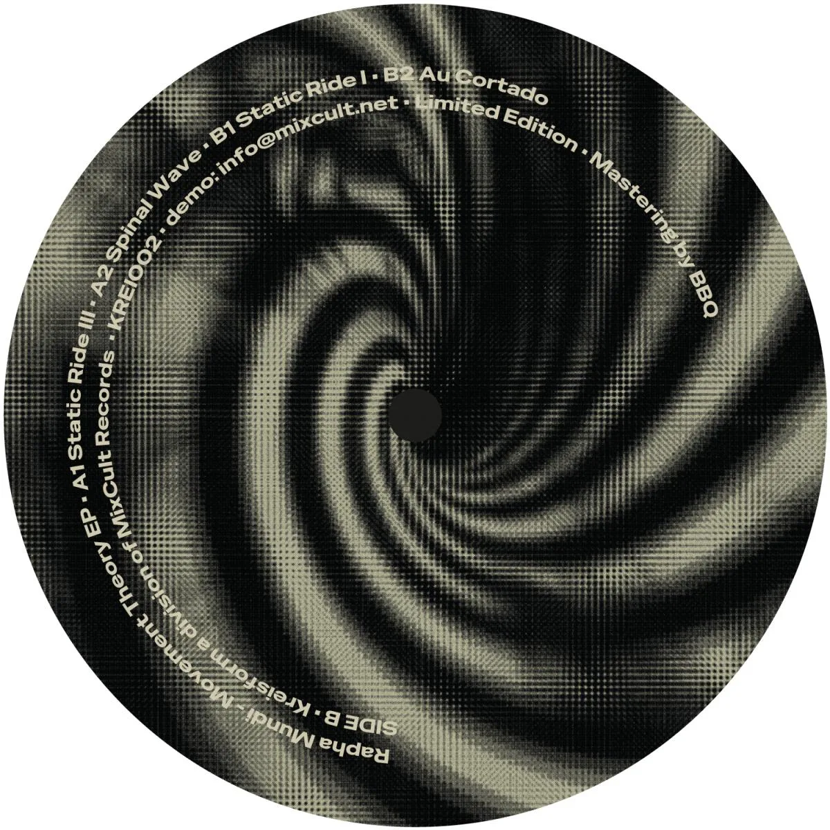 Обратная сторона обложки — Rapha Mundi — Movement Theory EP