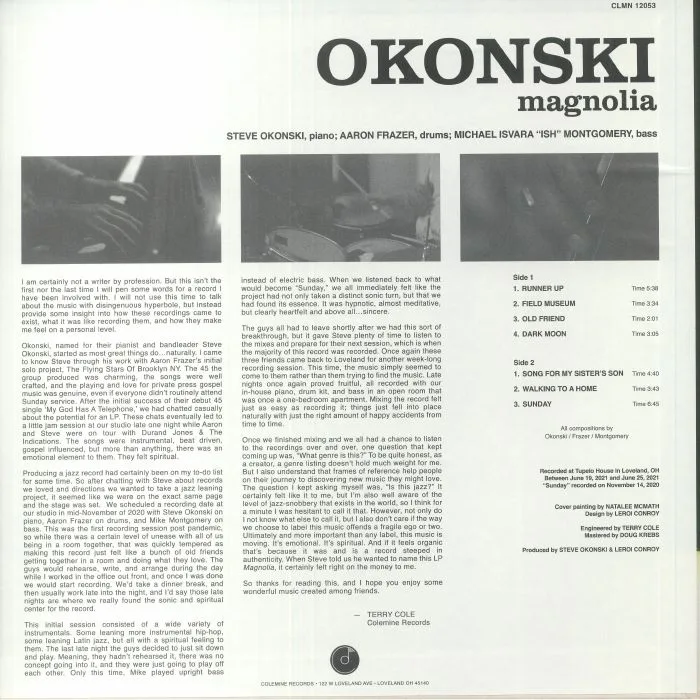 Обратная сторона обложки — OKONSKI — Magnolia