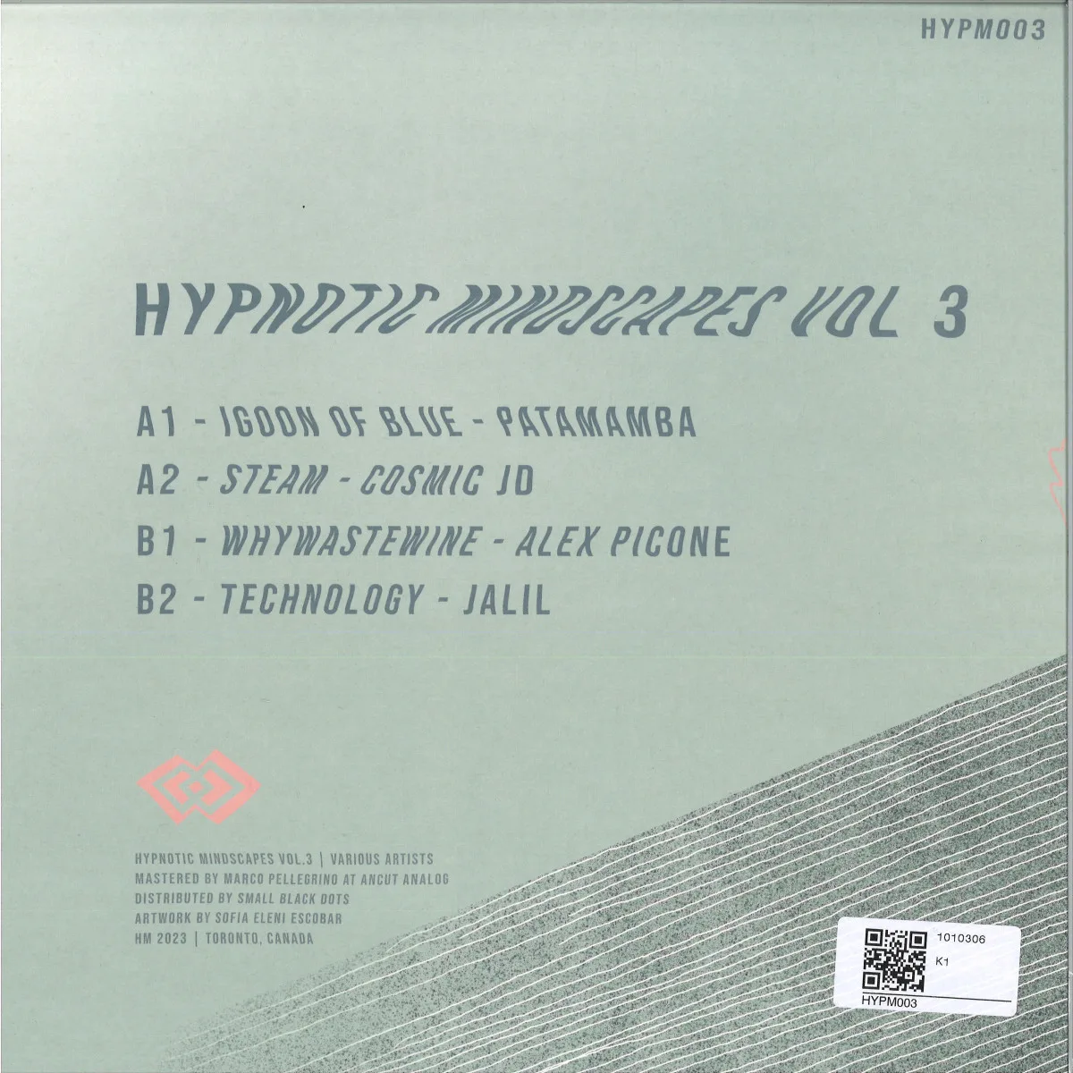 Back cover — Various — Hypnotic Mindscapes Vol. 3