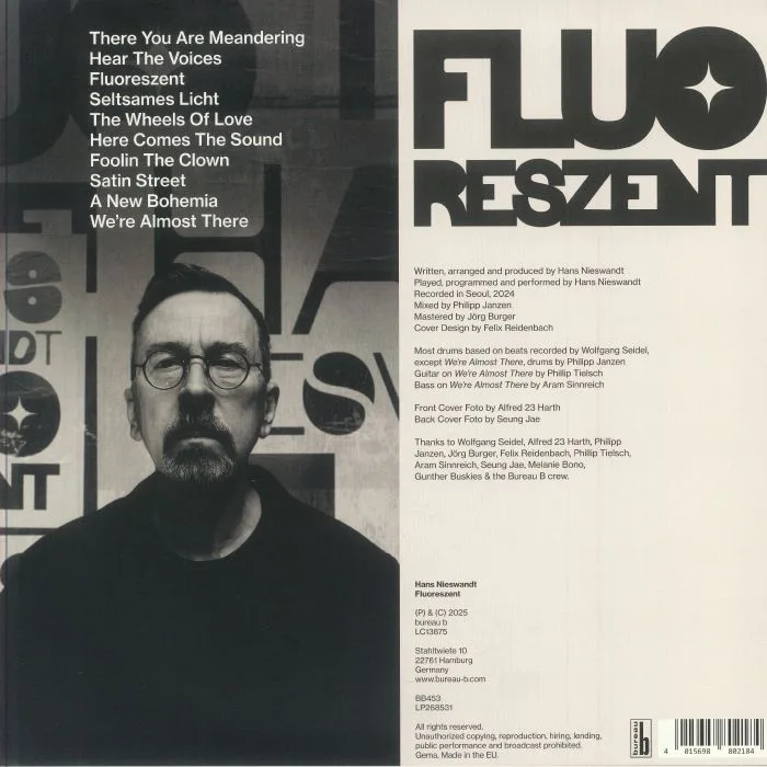 Back cover — Hans NIESWANDT — Fluoreszent