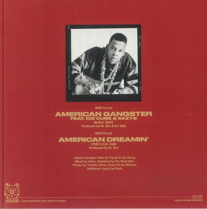 Обратная сторона обложки — JAY Z — Classic Gangster Edits: American Gangster