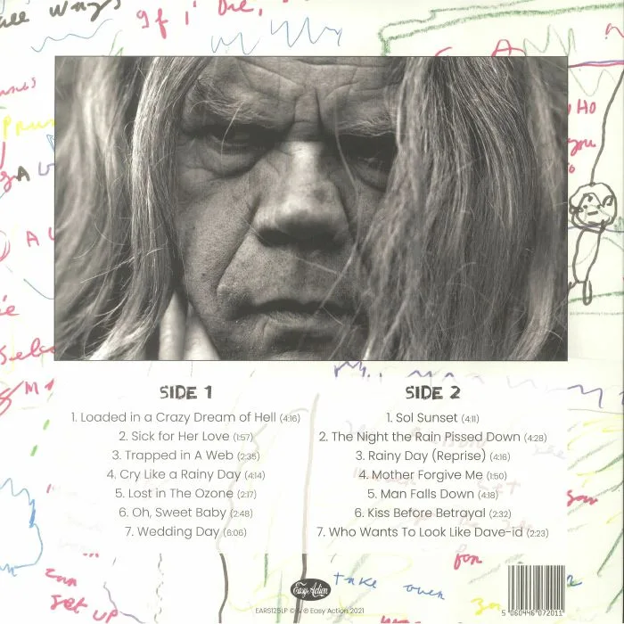 Back cover — DAVE ID BUSARAS — Smegma Structions Don't Rhyme
