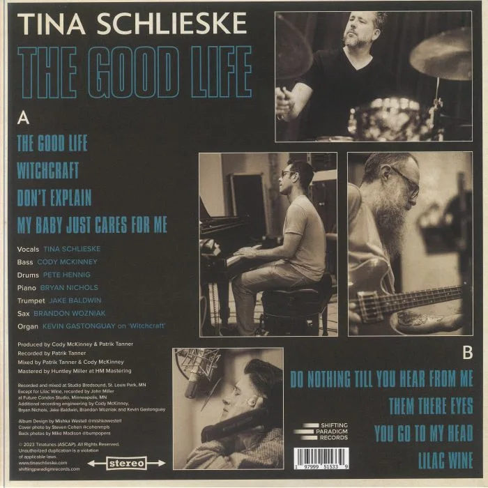 Back cover — Tina SCHLIESKE — The Good Life