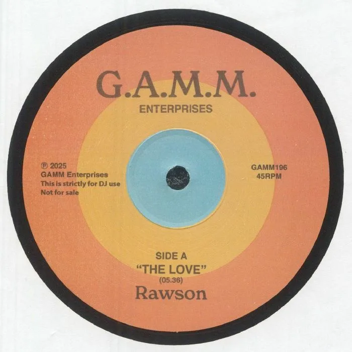 Лицевая сторона обложки — RAWSON — The Love