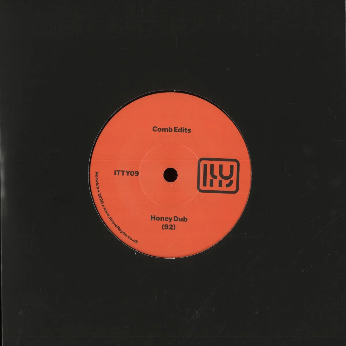 Обратная сторона обложки — Comb Edits — Honey Dub 7"