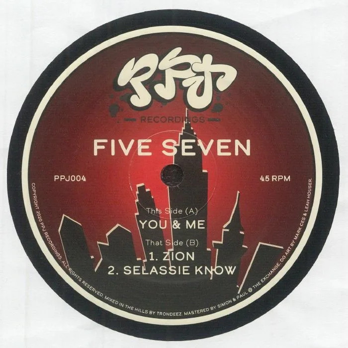 Front cover — FIVE SEVEN — You & Me EP