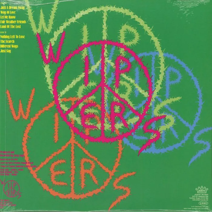 Обратная сторона обложки — WIPERS — Land Of The Lost (reissue)