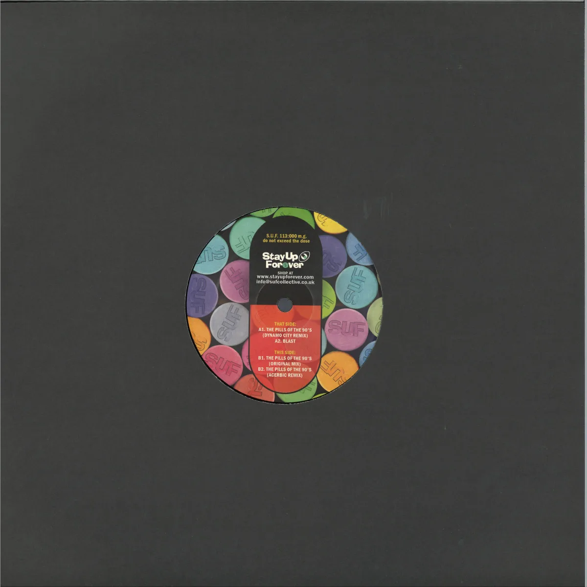 Back cover — Krismix — The Pills Of The 90's