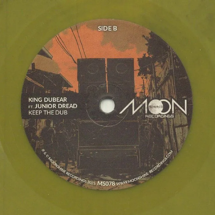 Back cover — KING DUBEAR / JUNIOR DREAD — Keep The Faith
