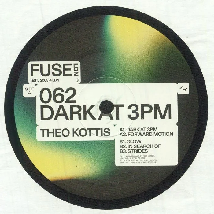 Лицевая сторона обложки — Theo KOTTIS — Dark At 3PM