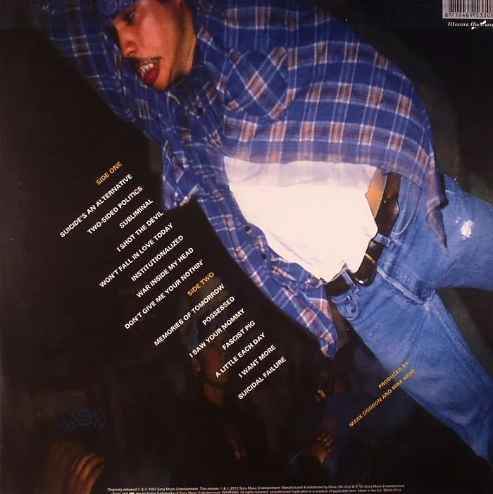 Back cover — SUICIDAL TENDENCIES — Still Cyco After All These Years