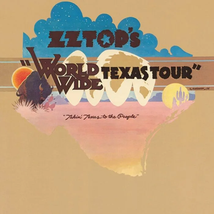Back cover — ZZ TOP — ZZ Top's World Wide Texas Tour: Takin' Texas To The People (reissue)
