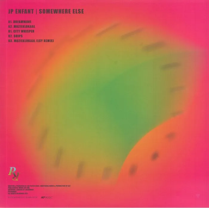 Обратная сторона обложки — JP ENFANT — Somewhere Else