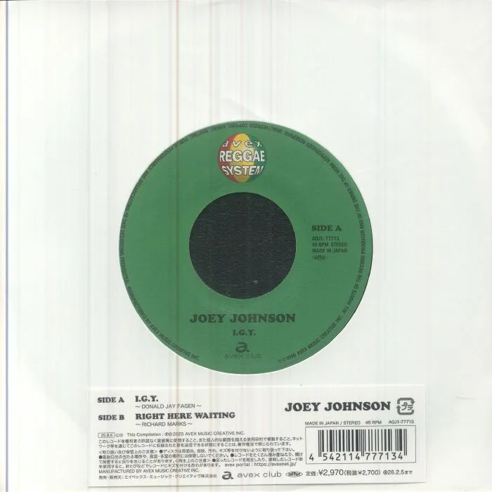 Joey JOHNSON — IGY (Japanese Edition)