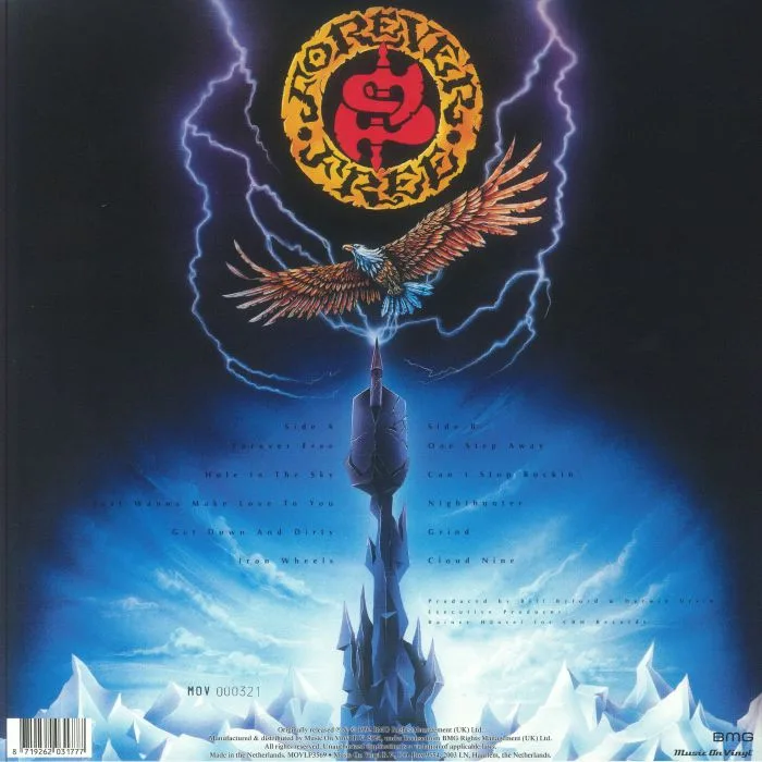 Обратная сторона обложки — SAXON — Forever Free (reissue)