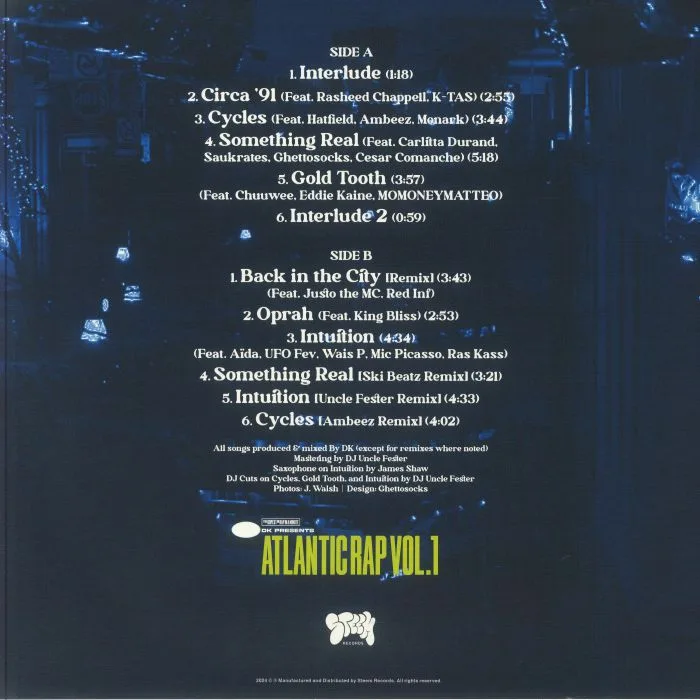 Обратная сторона обложки — DK — Atlantic Rap Vol 1