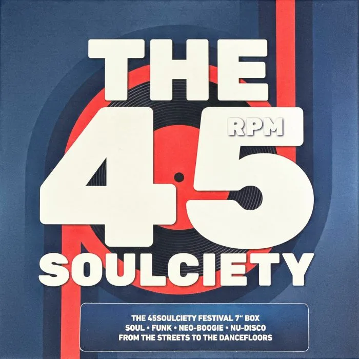 Лицевая сторона обложки — VARIOUS — The 45Soulciety Festival 7" Box: From The Streets To The Dancefloors