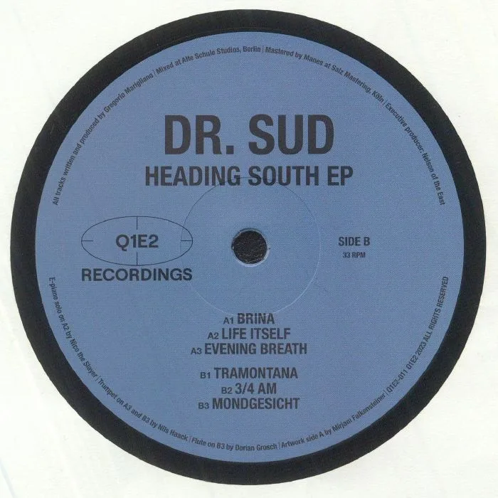 Back cover — DR SUD — Heading South EP
