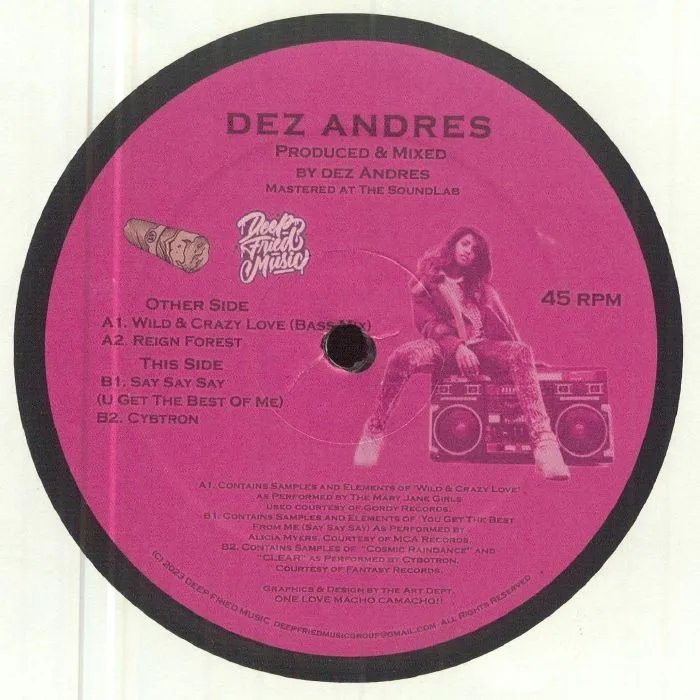 Back cover — DEZ ANDRES — Wild & Crazy Love