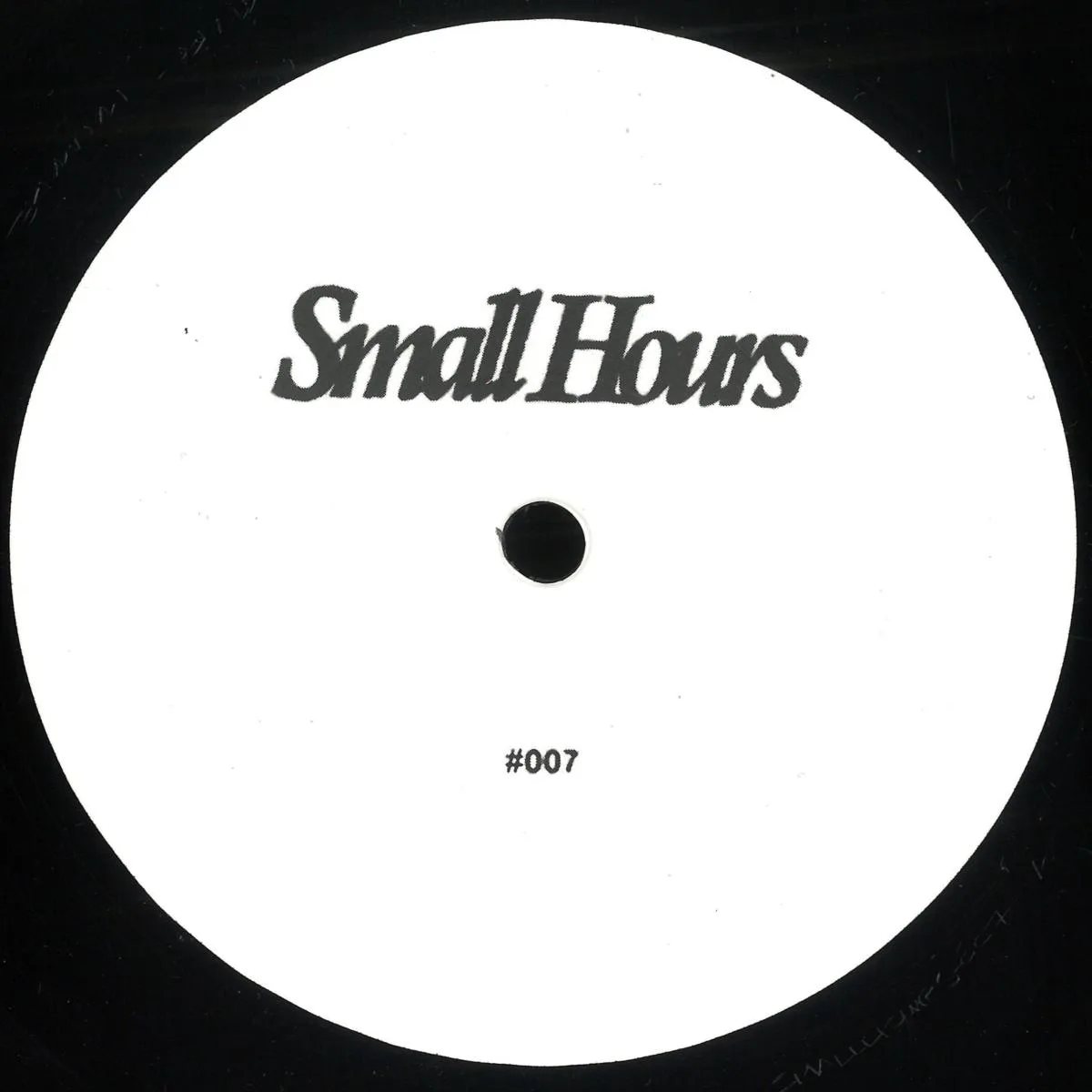 Лицевая сторона обложки — Various — Small Hours 007