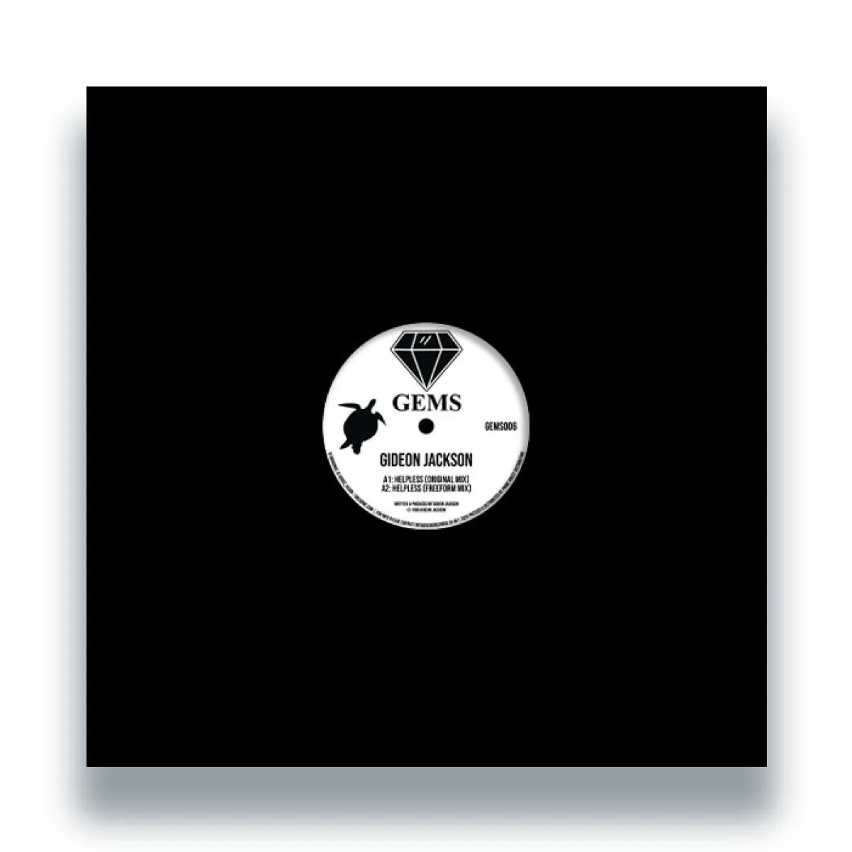 Front cover — Gideon Jackson — Helpless / Sales In The Wind