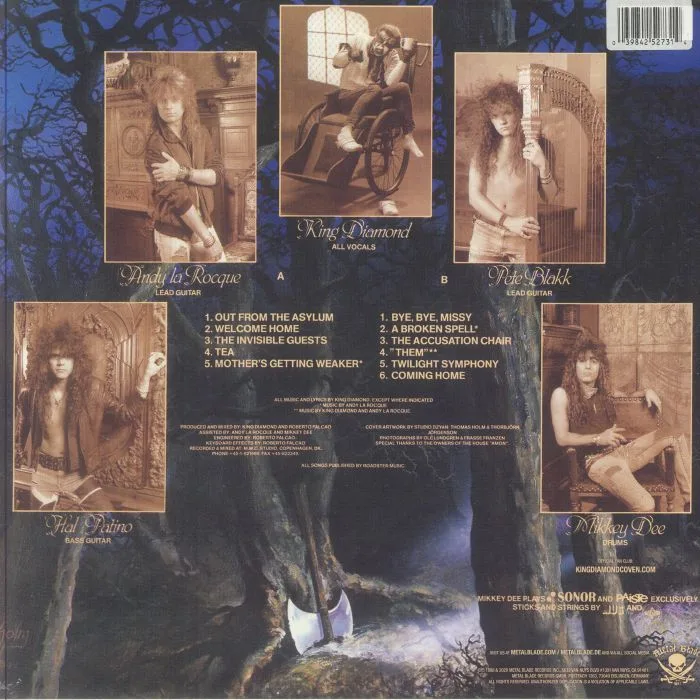 Back cover — KING DIAMOND — Them (reissue)