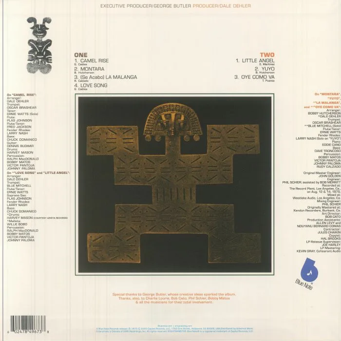 Обратная сторона обложки — Bobby HUTCHERSON — Montara (Tone Poet Series)