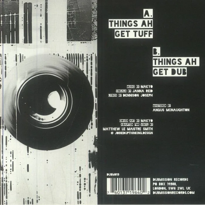 Обратная сторона обложки — MAKYO — Things Ah Get Tuff