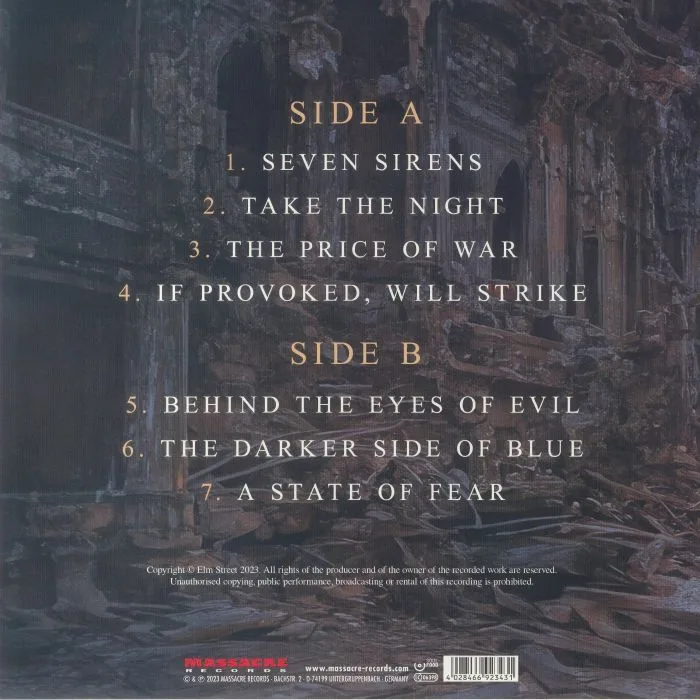 Back cover — ELM STREET — The Great Tribulation