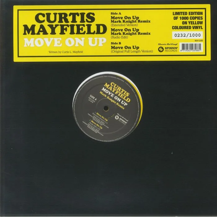 Front cover — Curtis Mayfield — Move On Up