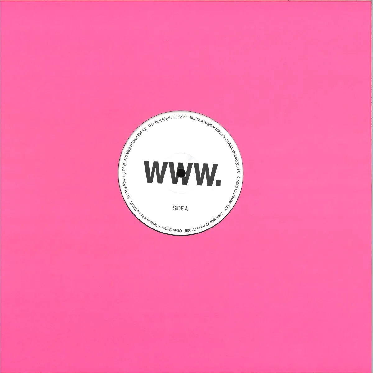 Back cover — Chris Gerber — Welcome to the WWW