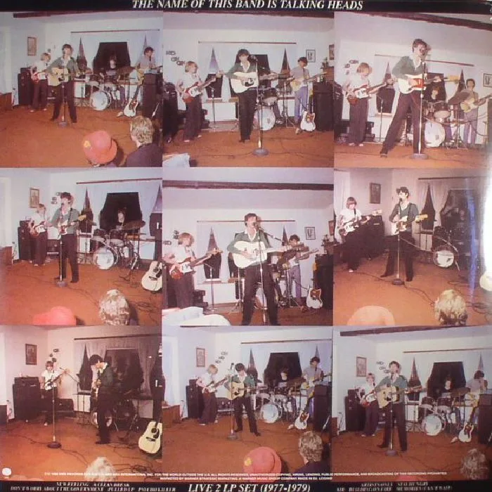 Обратная сторона обложки — TALKING HEADS — The Name Of This Band Is Talking Heads