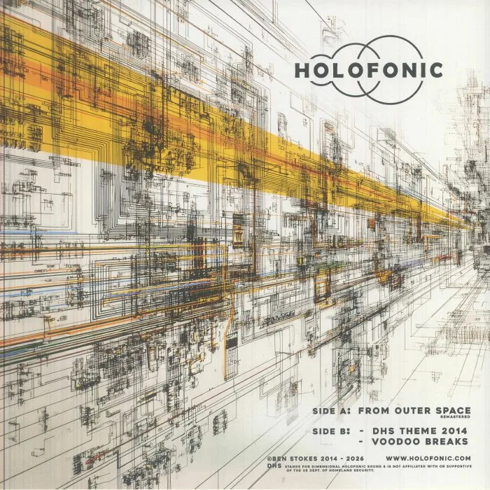 Обратная сторона обложки — DIMENSIONAL HOLOFONIC SOUND aka DHS — Holofonic Cuts (reissue)