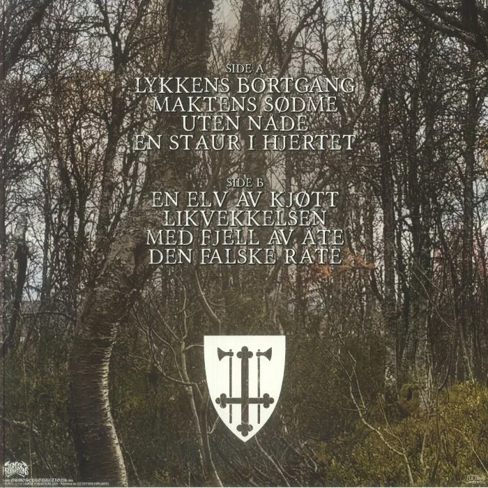 Обратная сторона обложки — GJENDOD — Svekkelse