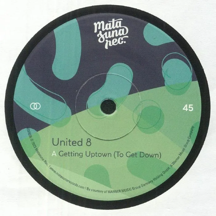 Front cover — UNITED 8 / TONY ALVON / THE BELAIRS — Getting Uptown (To Get Down)