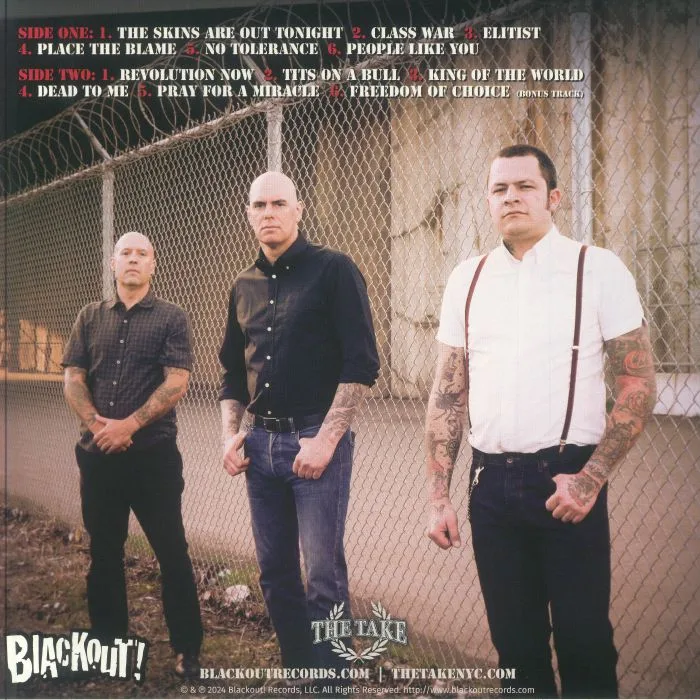 Back cover — The TAKE — The Take (reissue)
