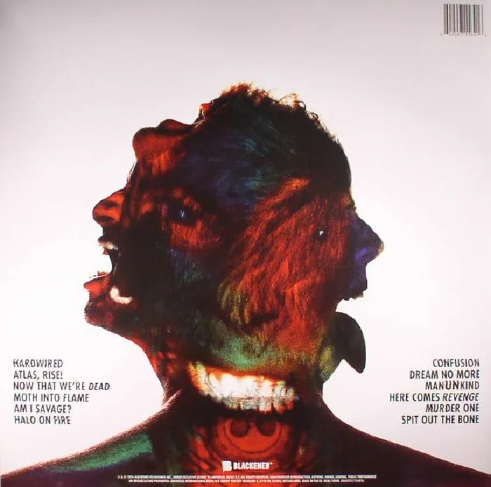 Back cover — METALLICA — Hardwired To Self Destruct