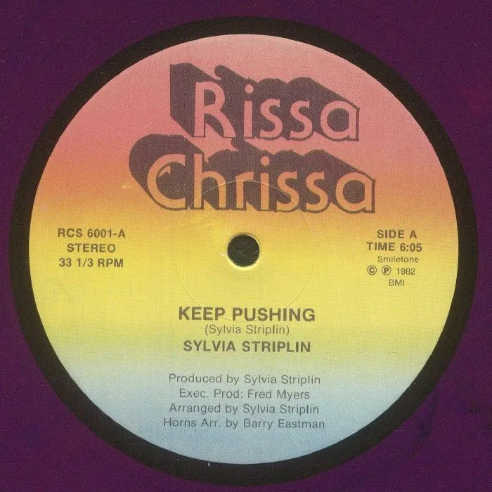 Front cover — Sylvia STRIPLIN — Keep Pushing (reissue)