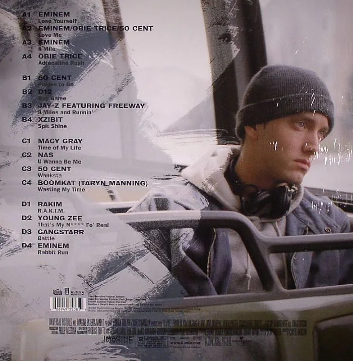 Обратная сторона обложки — VARIOUS — 8 Mile (Soundtrack)