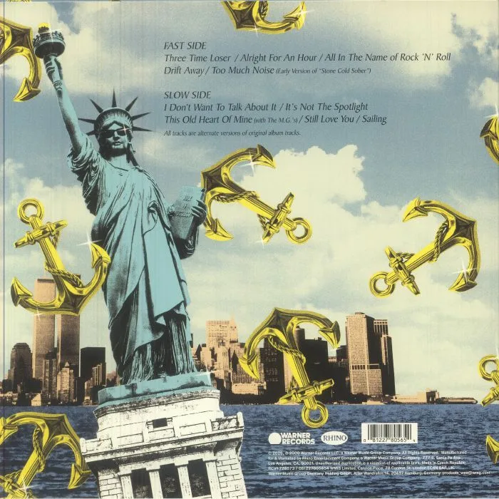 Back cover — Rod STEWART — Alternate Atlantic Crossing (Record Store Day RSD 2026)