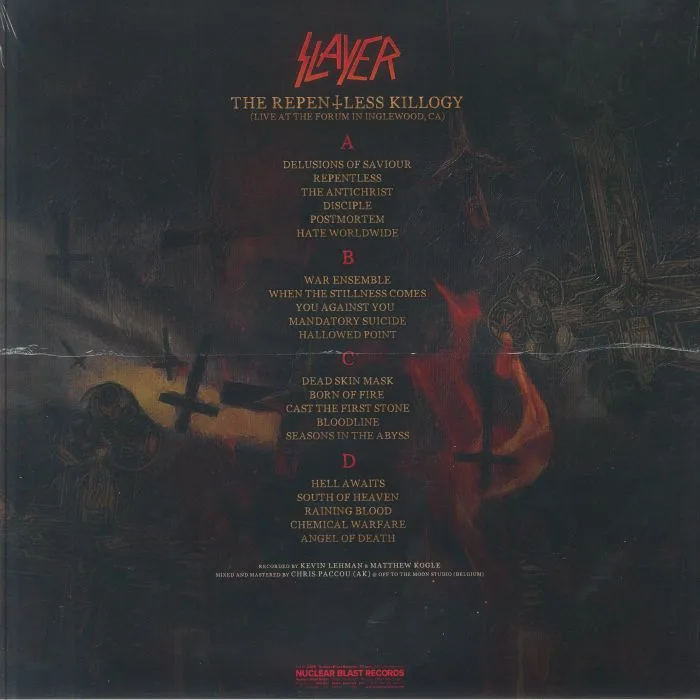 Обратная сторона обложки — SLAYER — The Repentless Killogy
