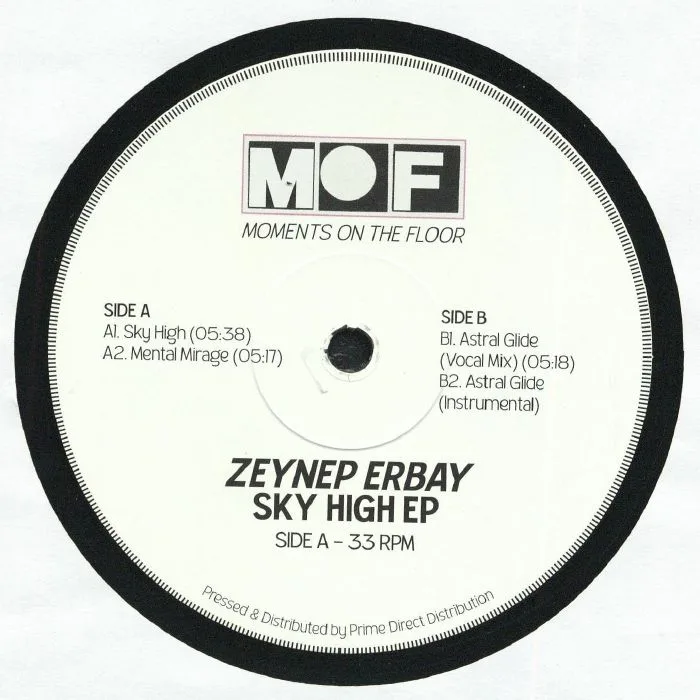Front cover — Zeynep ERBAY — Sky High EP