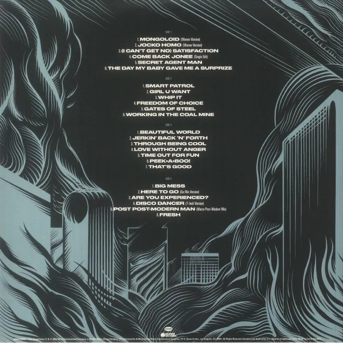 Back cover — DEVO — 50 Years Of De Evolution (1973-2023)