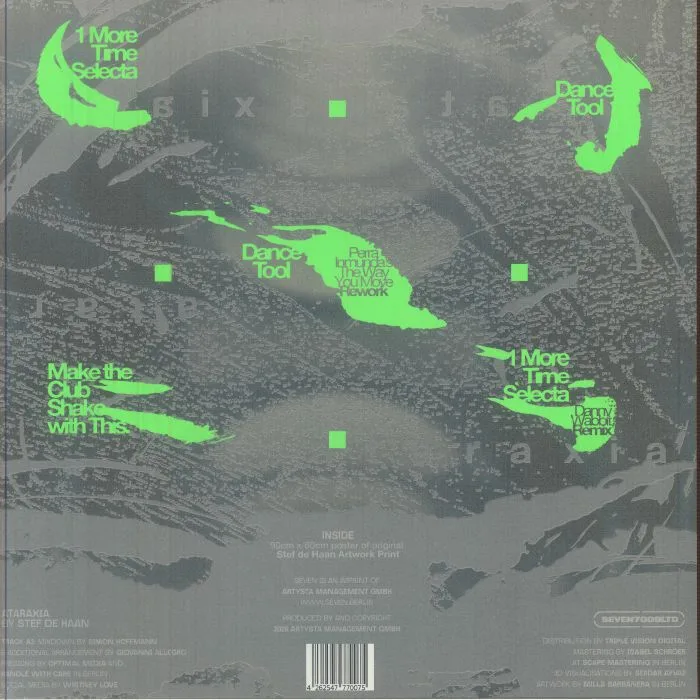 Back cover — Stef DE HAAN — Ataraxia