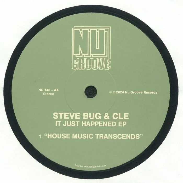 Обратная сторона обложки — Steve BUG / CLE — It Just Happened EP